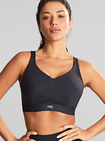 Panache Sports Wired Non Padded Sports Bra Black